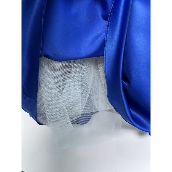 Vintage Y2K Dress Blue Ombre Fairy Hoco Prom Sparkle 7/8 Whimsigoth Formal Glam - Picture 13 of 15